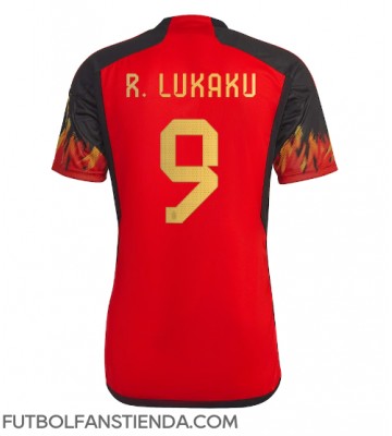 Bélgica Romelu Lukaku #9 Primera Equipación Mundial 2022 Manga Corta